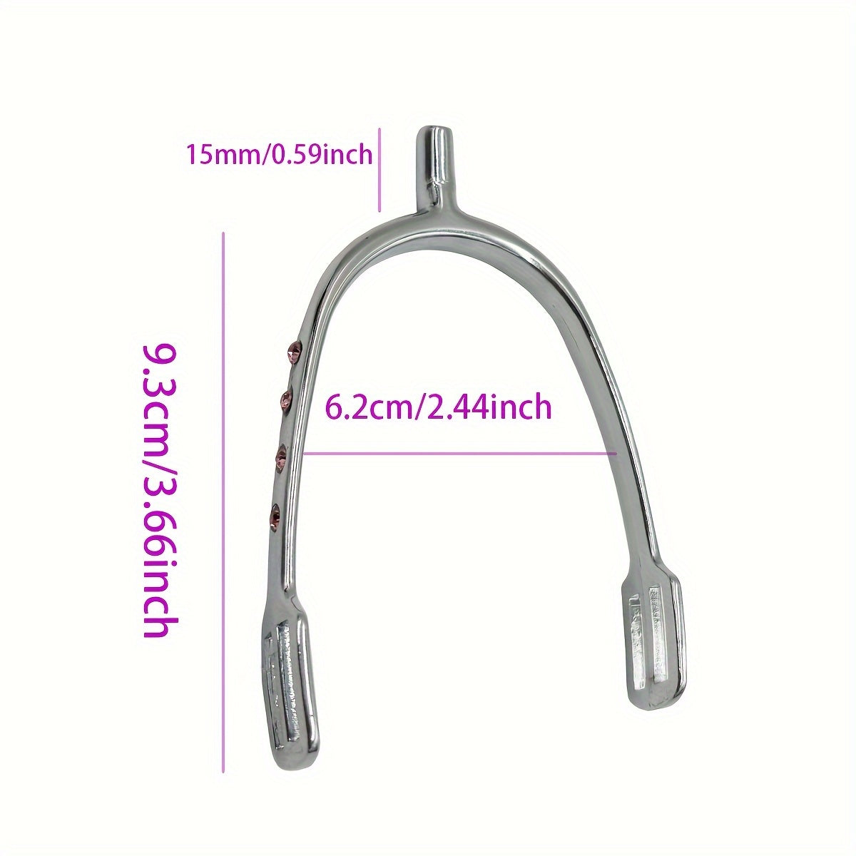 Women's Rhinestone Spurs for Equestrian Supplies