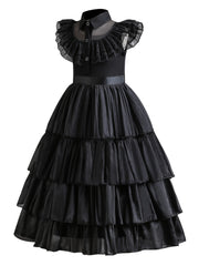 Girl's Layered Mesh Dress Cosplay Costume for Halloween