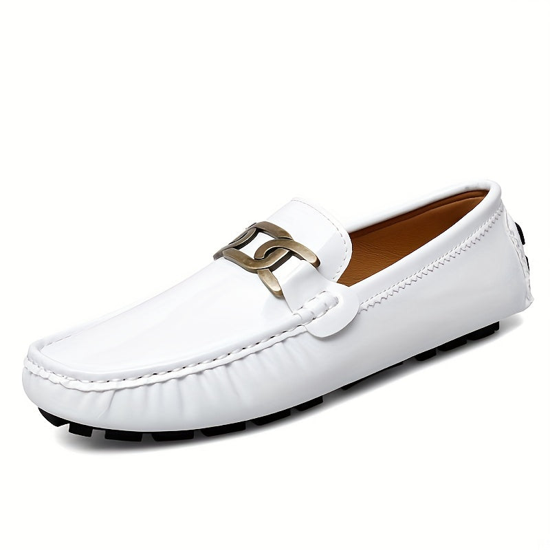 Men's Lightweight Horsebit Loafers - Non Slip Casual Shoes