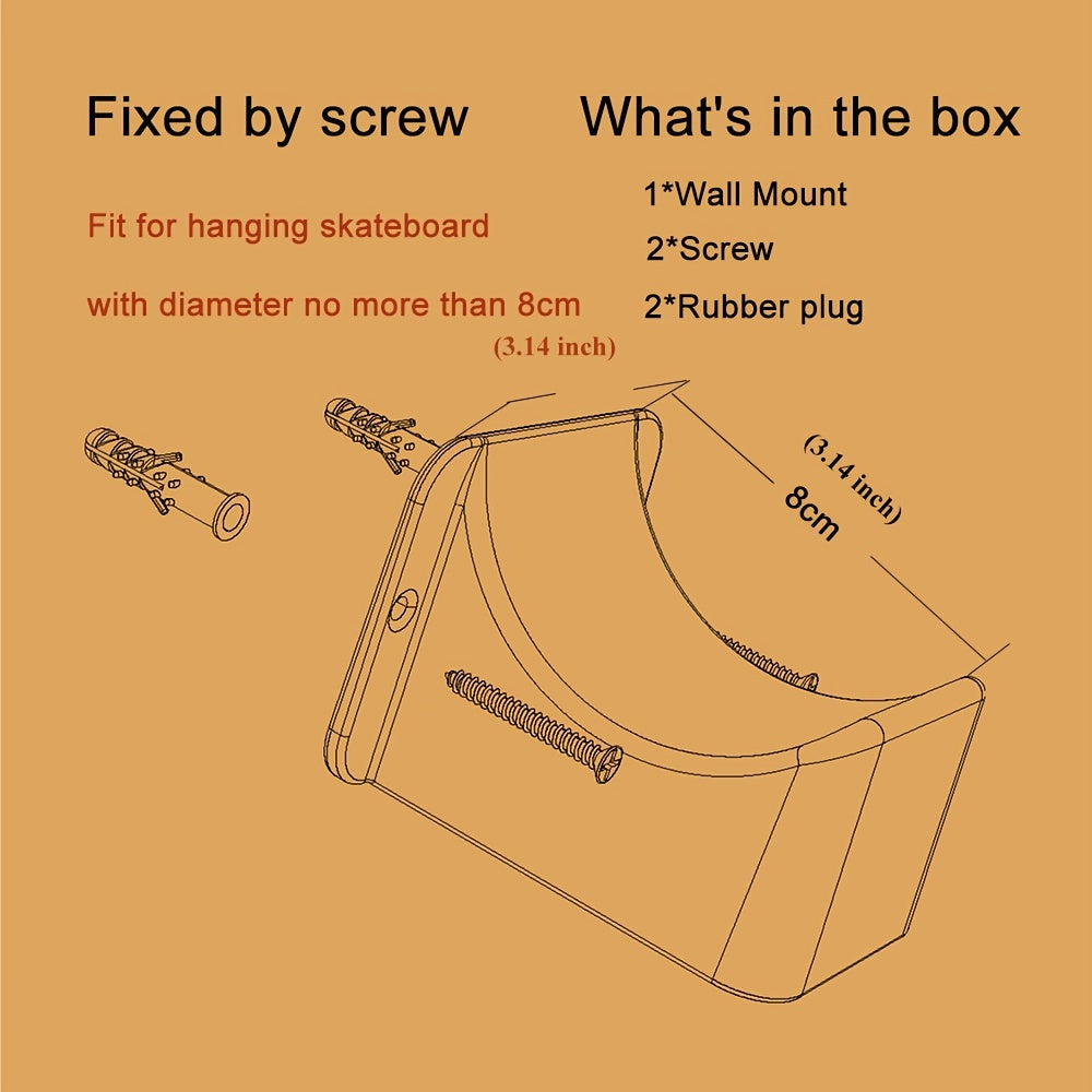 Wall Mount Storage Rack for Gear Organization and Display