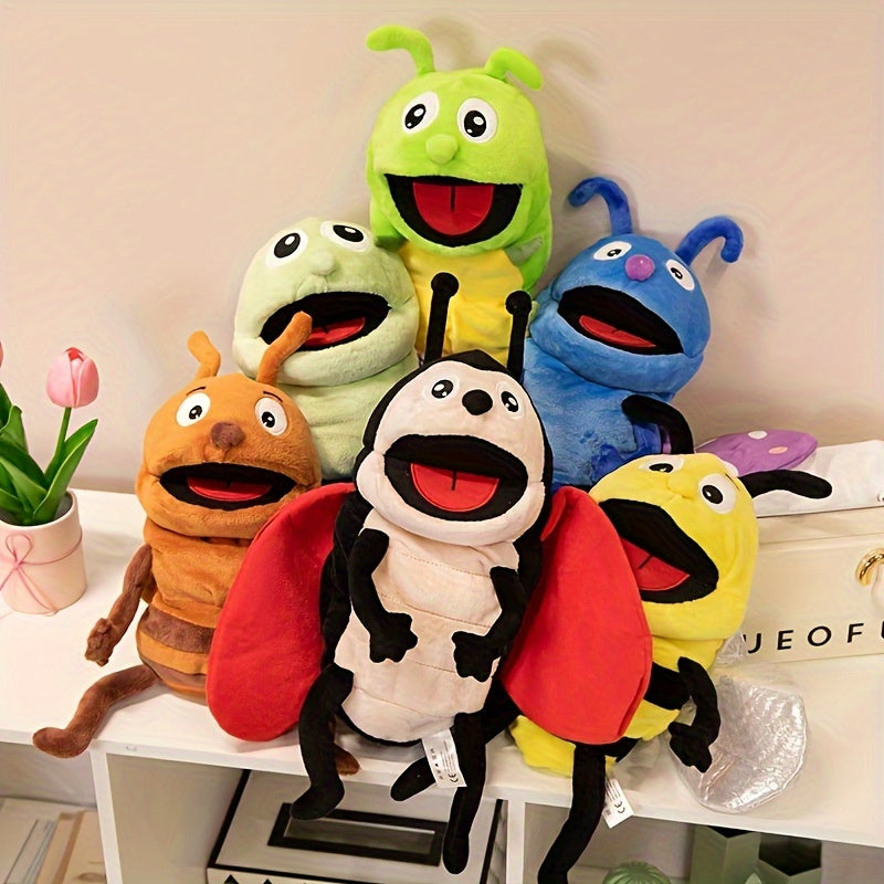 Insect Animal Hand Puppet Butterfly Bee Soothing Toy Doll Eagle Doll