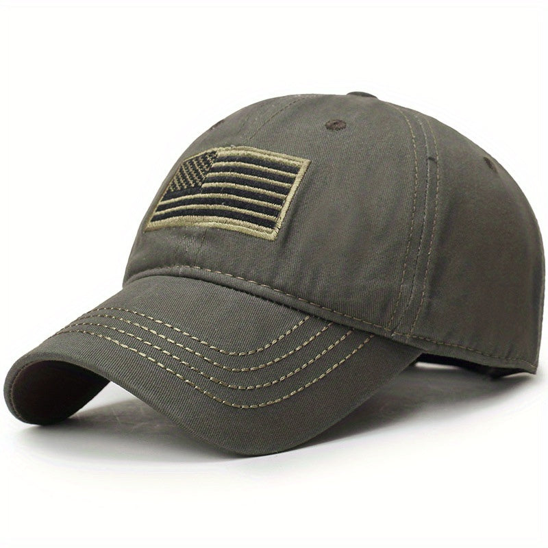 American Flag Patch Baseball Cap Tactical Unisex Camouflage Sun Hats