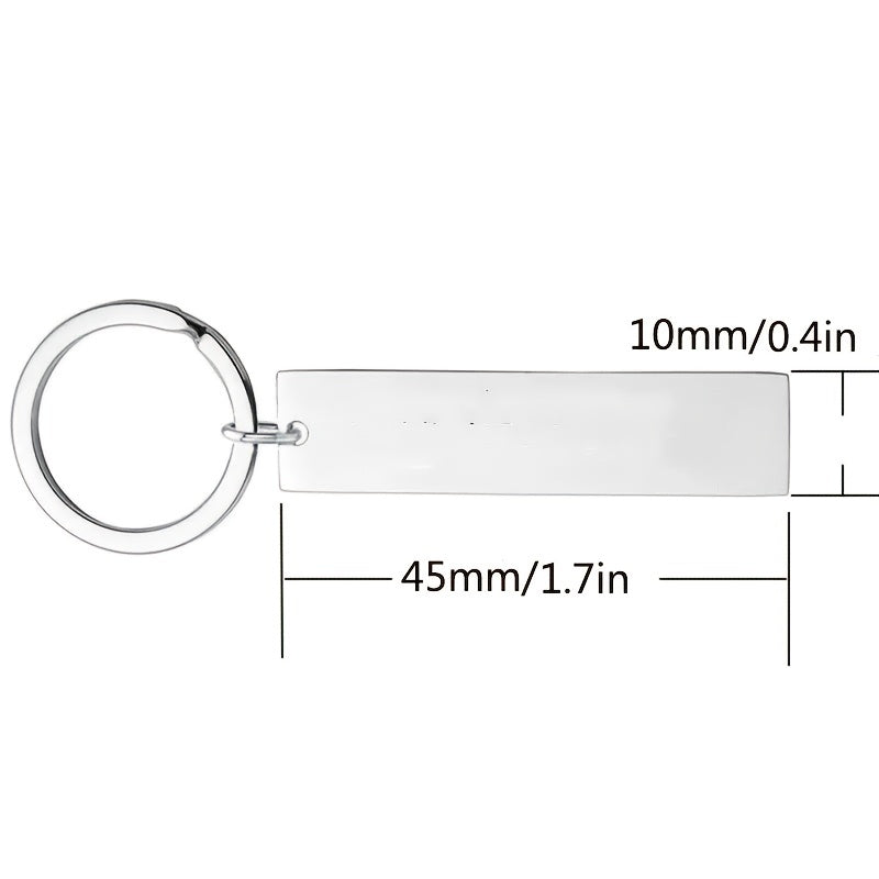 Stylish Letter Print Metal Bag Pendant for Gift