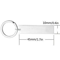 Stylish Letter Print Metal Bag Pendant for Gift