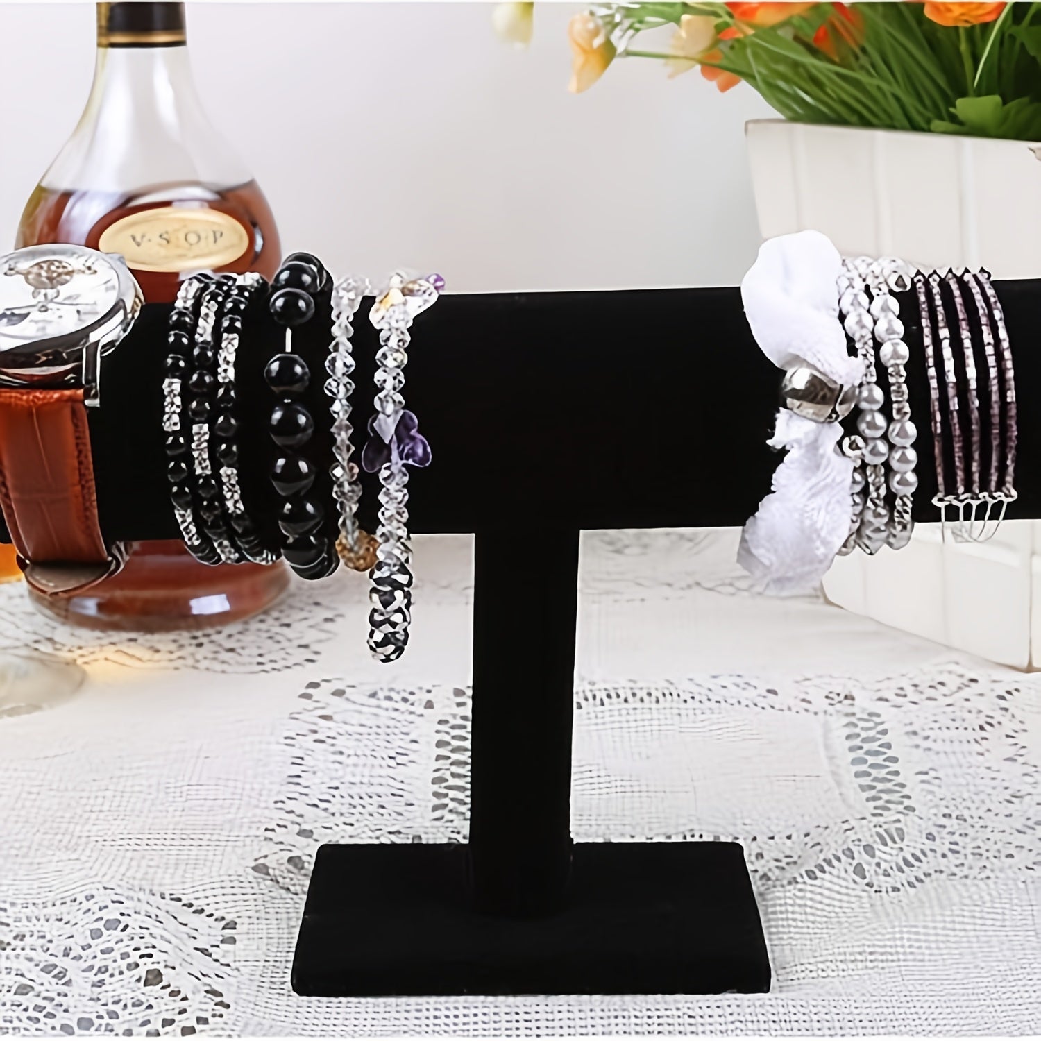 Single T Bar Bracelet Holder Jewelry Organizer Display Stand