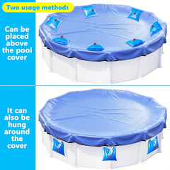 2pcs Heavy Duty Wall Bag For Pool Winter Covers Extra Security