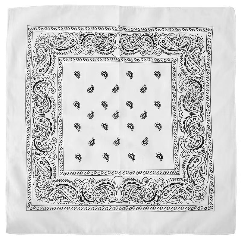 Cashew Print Multifunctional Square Scarf Bandana Neck Gaiter Headband