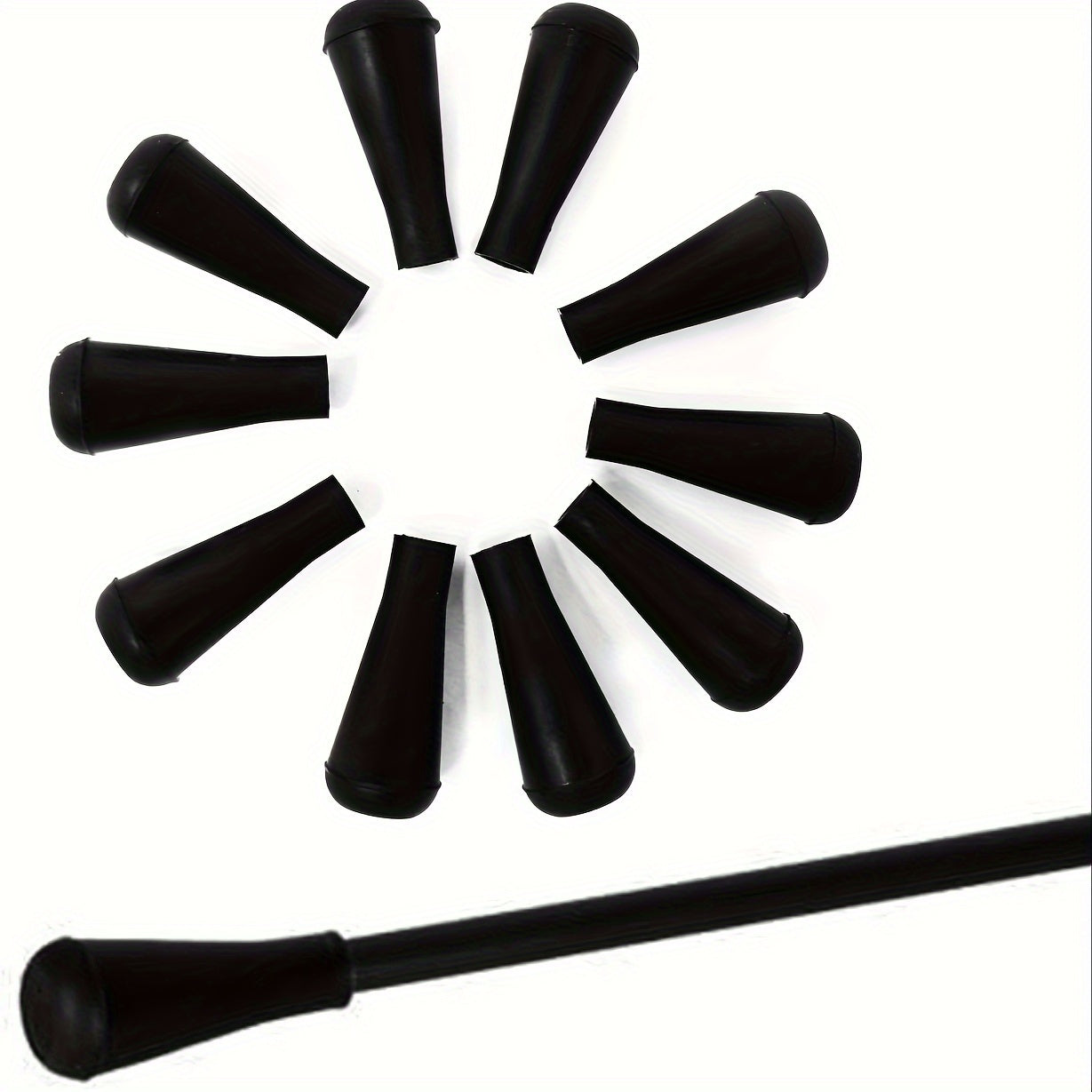 3pcs Rubber Arrows Points for Training