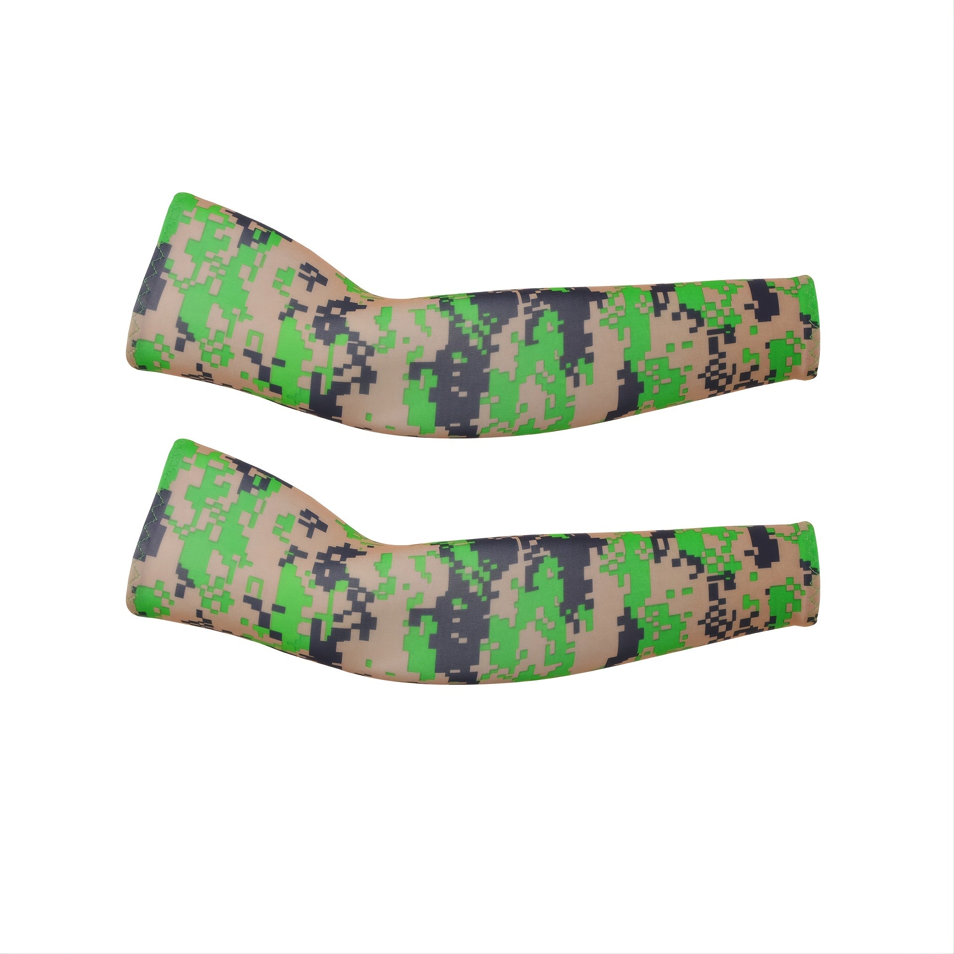 Camouflage Cycling Arm Sleeves for Men and Women Sun Protection
