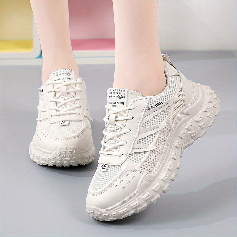 Women's Platform Sports Shoes Breathable Outdoor Running Sneakers