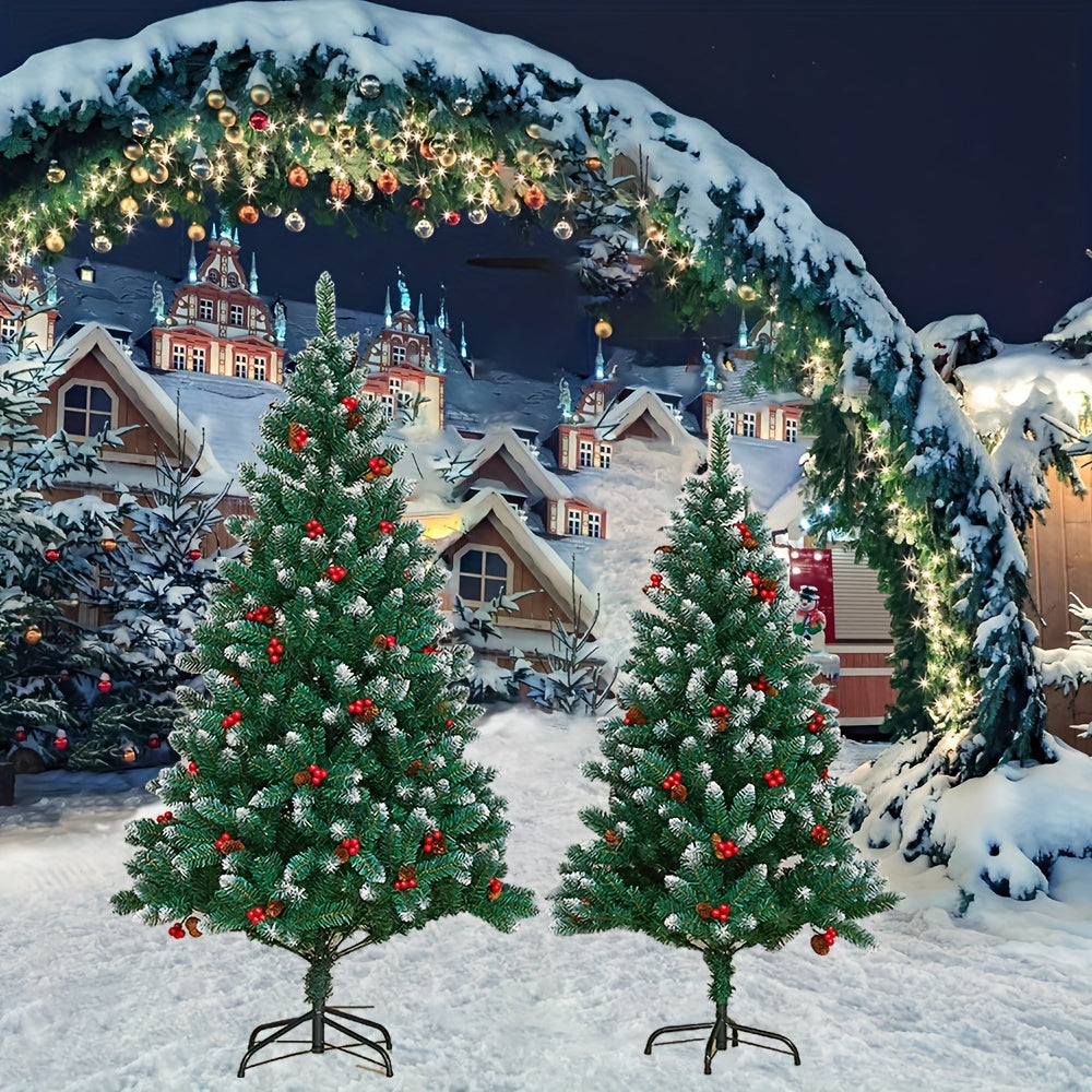 Encrypted PVC Christmas Tree w/ Foldable Stand