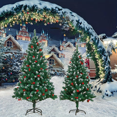 Encrypted PVC Christmas Tree w/ Foldable Stand