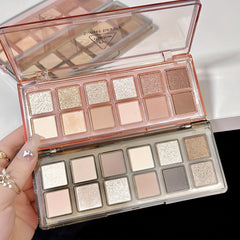 12 Colors Matte Glitter Eyeshadow Palette