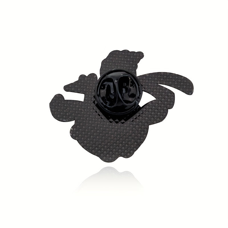 Alloy Brooch For Men Fox Boy Overlooking Distance Pin