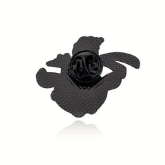 Alloy Brooch For Men Fox Boy Overlooking Distance Pin
