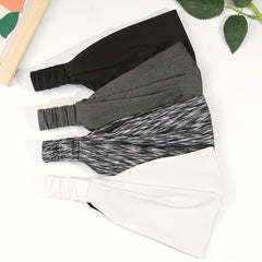 Men's Sports Elastic Headband - Sweat Absorbent & Breathable