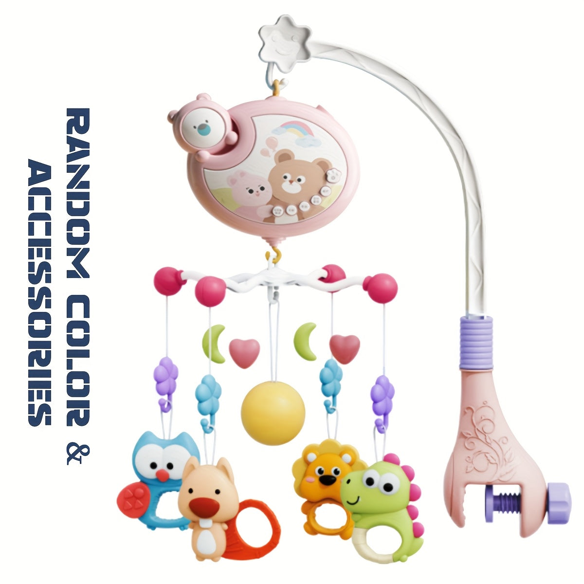 Interactive Bassinet with Projection Music & Lights