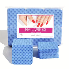 300pcs Lint Nail Wipes Gel Polish Remover Pads Eyelash Glue Cleaning