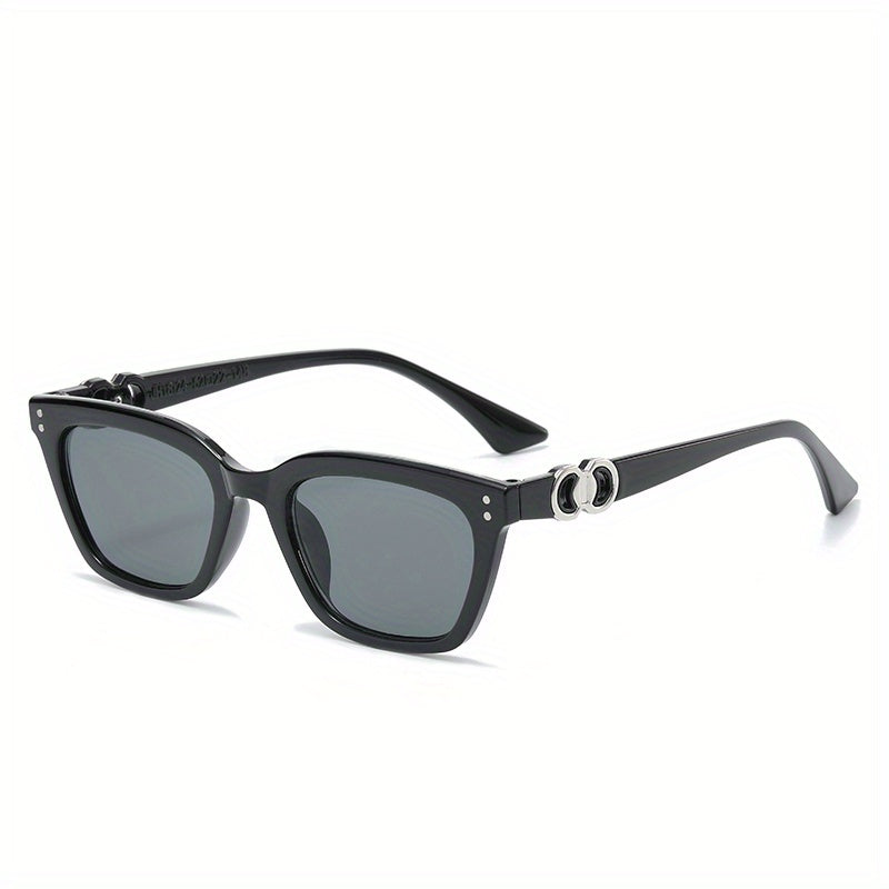 Men's Small Square Frame Sunglasses UV400 Protection Sun Glasses
