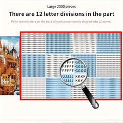 City of Sky 2000pcs Jigsaw Puzzle for Adults Paper Craft Home Wall Decor