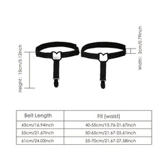Adjustable Heart Leg Garter Elastic Gothic Thigh Garter
