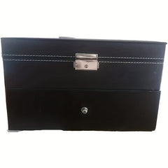 1pc PU Leather 20 Bit Watch Storage Box Watch Box
