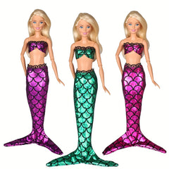 Mermaid Swimsuits For Dolls Perfect Summer Gift For Girls
