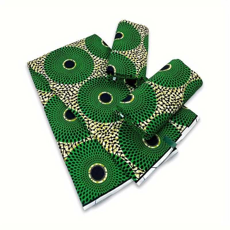 100% Cotton African Wax Fabric Block Prints Batik Dutch High Sewing Cloth