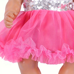 2pcs Doll Dress Set for 34cm Dolls Lightweight Summer Party Dress