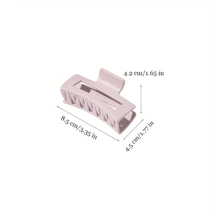 Rectangle Hair Claw Acrylic Shark Claw Hair Accessories