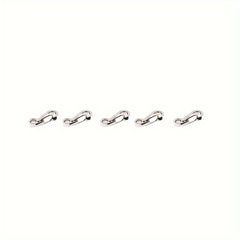 10pcs Metal Keychain Key Ring Mini Spring Hanging Buckle Key Chain Pendant
