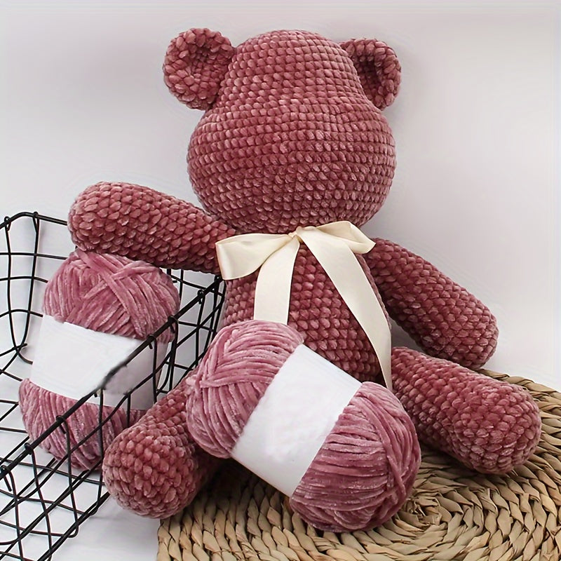 Chenille Wool Thread Thick Warm Soft Yarn Crochet Knitting Hand Knitted Line