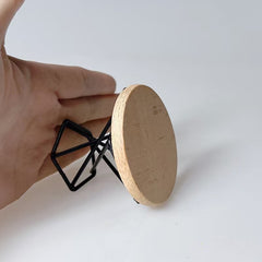 Mini Round Wooden Tables Dollhouse Accessories for Crafts DIY Projects