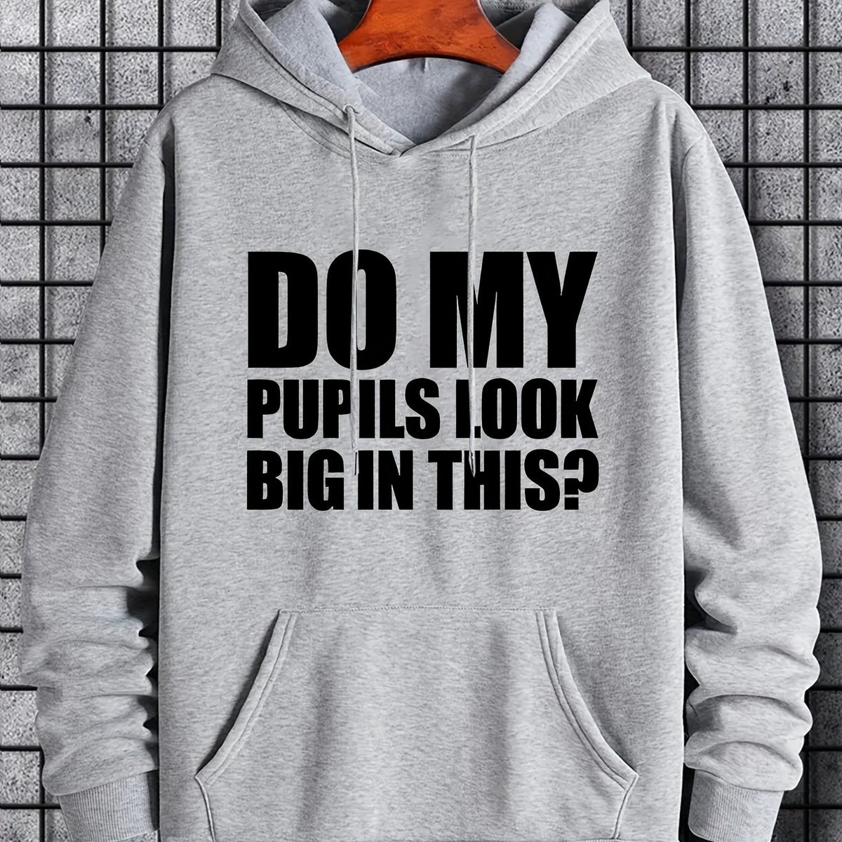 Men's Letter Print Hoodie Outdoor Sweatshirt