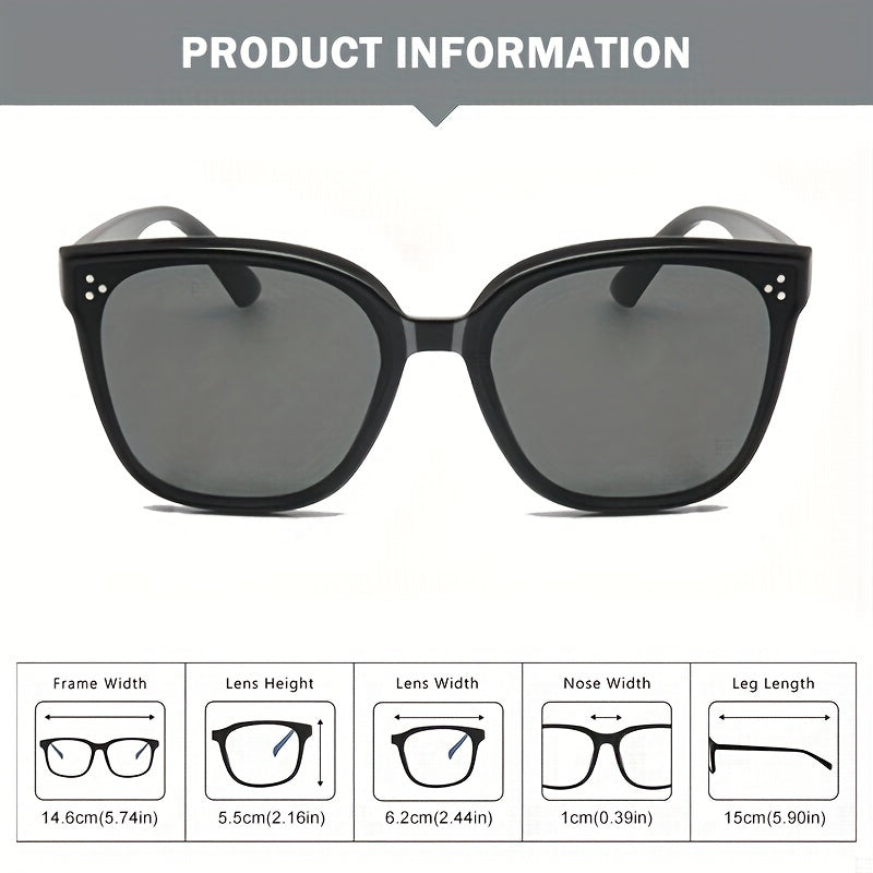 Square Frame Men's Sunglasses Anti-UV Outdoor Sports UN400
