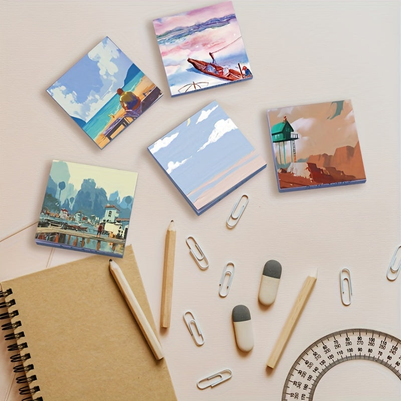 Scenery Stickers Set - Office and Student Stationery