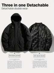 3-in-1 Warm Punch Jacket for Autumn and Winter