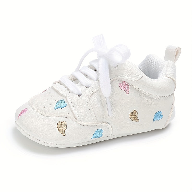 Baby Girls Lightweight Non Slip Sneakers for Indoor Outdoor Walking
