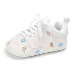 Baby Girls Lightweight Non Slip Sneakers for Indoor Outdoor Walking