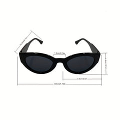 Y2K Cat Eye Sunglasses For Women Men Hiphop Candy Glasses UV400