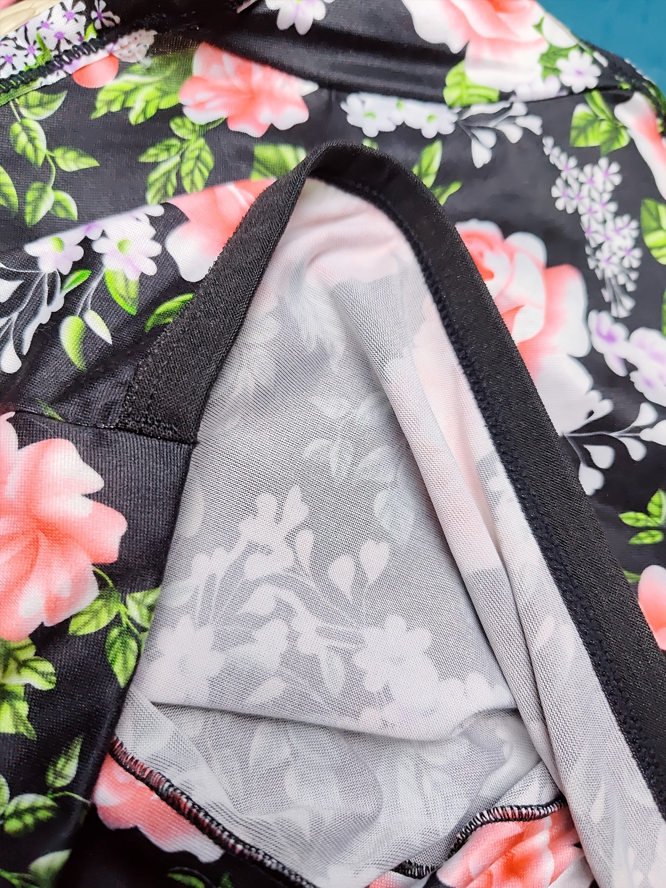 Floral Print Briefs Panties Comfy & Breathable Mid Rise Stretchy Panties