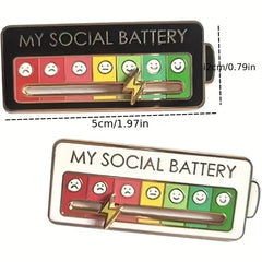 My Social Power Mood Conversion Brooch
