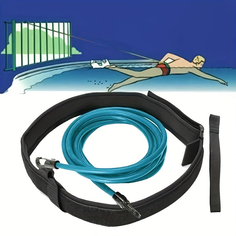 Adjustable Swim Training Resistance Belt Elastic Resistance Bands