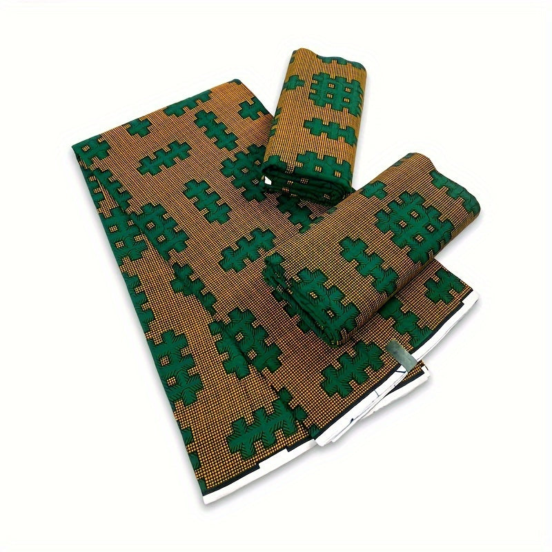 Latest African Wax Prints Fabrics Ankara Style Soft Cotton Pagne Dress