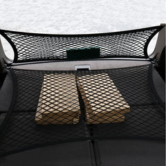 Car Sundries Storage Mesh Bag Double Single Layer Organizer