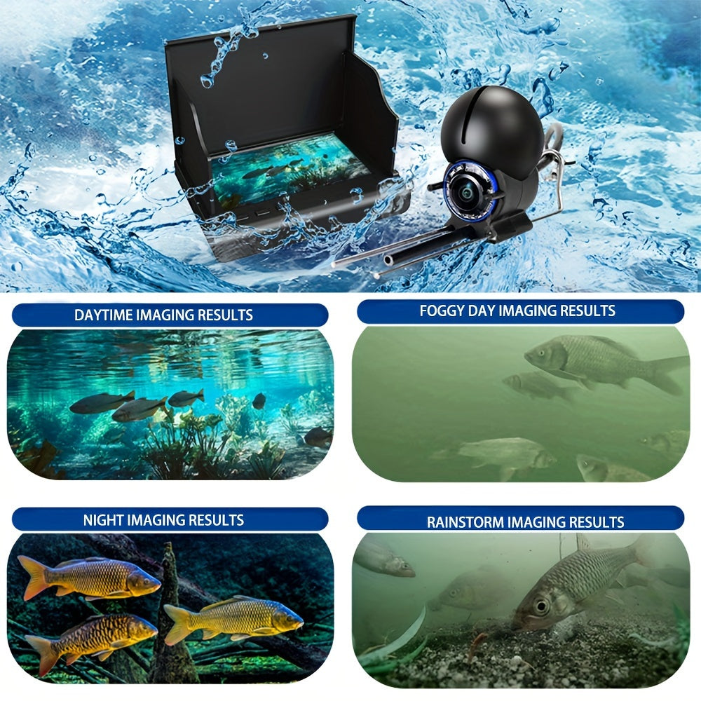 Visual Fish Finder with Ultra Definition Camera and Infrared Light