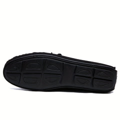 Men's Bowknot Moccasin Loafer Shoes Non-slip Slip-On Driving Shoes