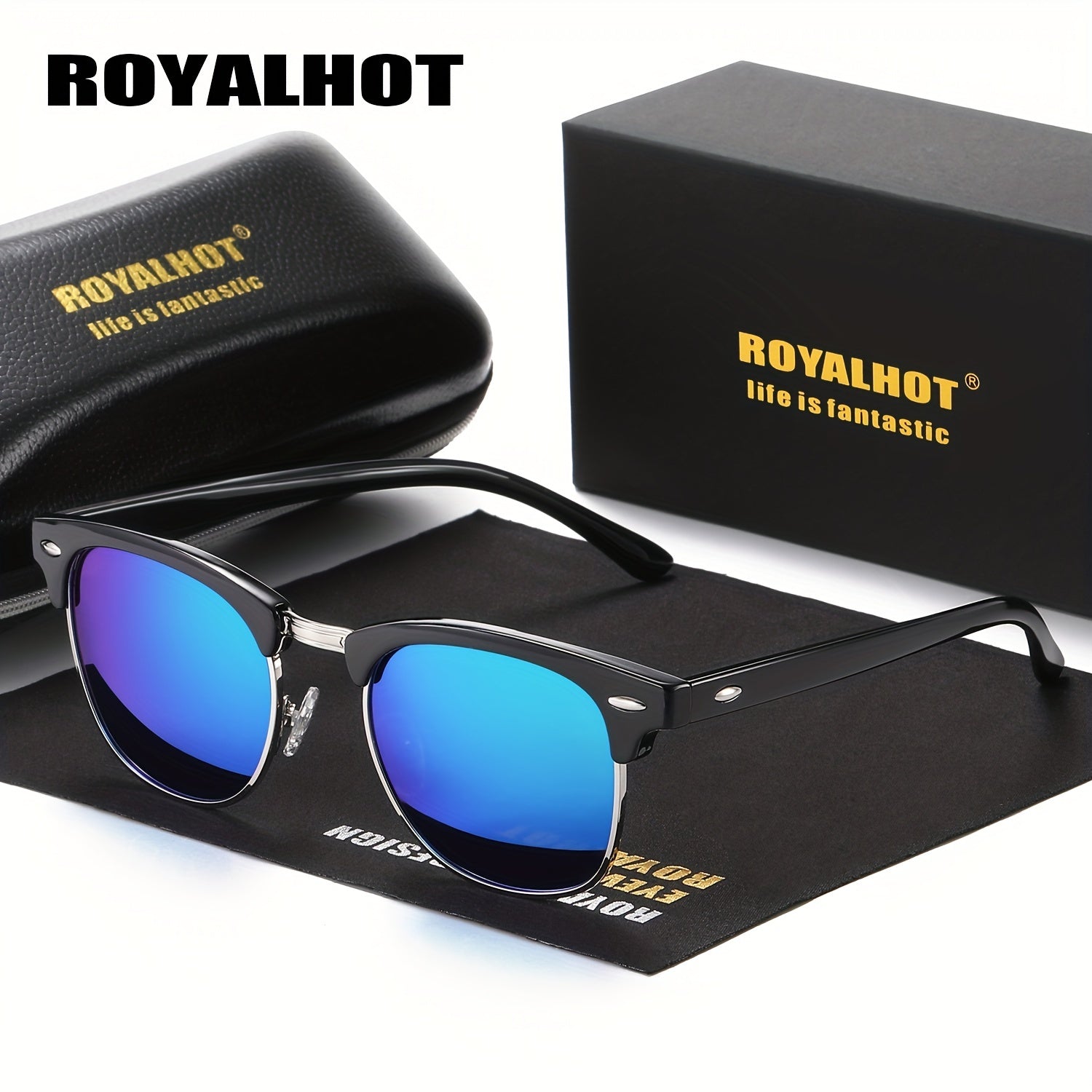 RoyalHot Classic TR09 Polarized Sports Sunglasses For Men And Women