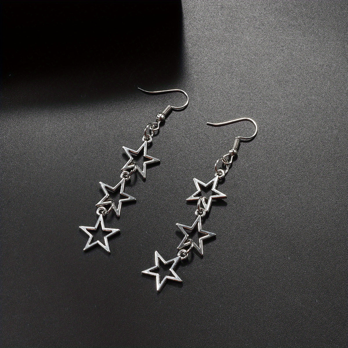 Minimalist Star Tassel Earrings Holiday Birthday Gift For Girls