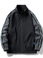 Men's Casual Zip Up Jacket Coat for Spring Fall